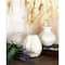 CosmoLiving by Cosmopolitan Cream Stoneware Glam Vase Set